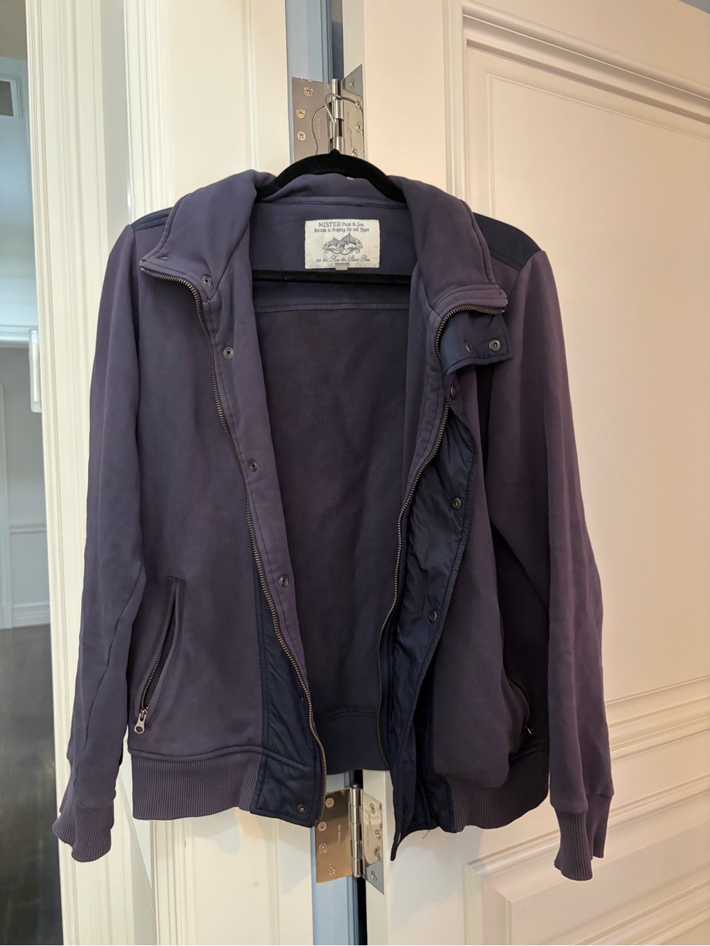 Paul & Joe Men's Purple Zip Shirt Jacket